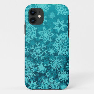 Capa Para iPhone 11 Padrão de flocos de neve