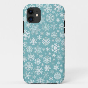 Capa Para iPhone 11 Padrão de flocos de neve