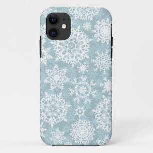 Capa Para iPhone 11 Padrão de flocos de neve