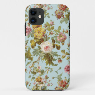 Capa Para iPhone 11 Padrão de flores