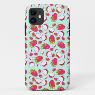 Capa Para iPhone 11 Padrão de Fruta do dragão