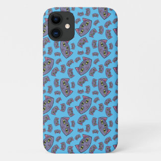 Capa Para iPhone 11 Padrão de gato de alienígena