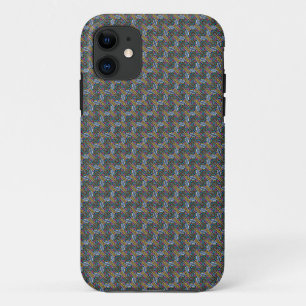 Capa Para iPhone 11 padrão de grafite abstrato