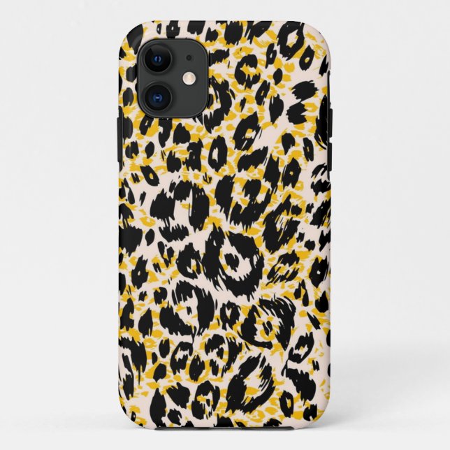 Capa Para iPhone 11 Padrão de impressão animal (Verso)