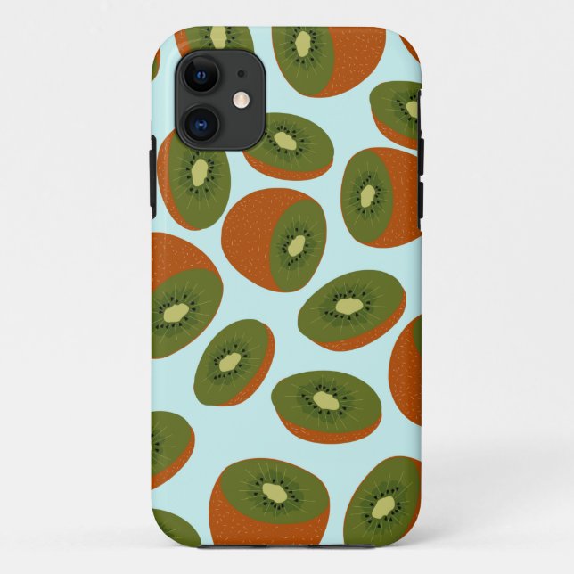 Capa Para iPhone 11 Padrão de Kiwifrut (Verso)