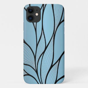 Capa Para iPhone 11 Padrão de licença criativa de matizes azuis