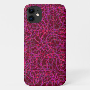 Capa Para iPhone 11 Padrão de linhas rabiscadas