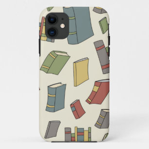 Capa Para iPhone 11 Padrão de livro