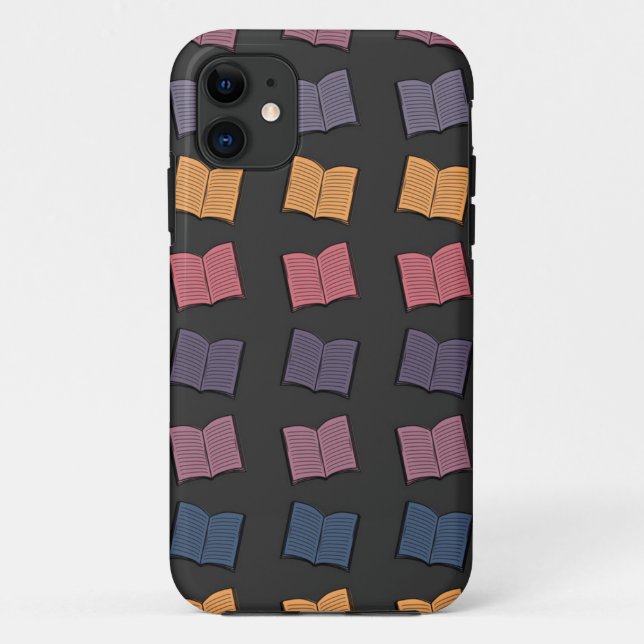 Capa Para iPhone 11 Padrão de livro (Verso)