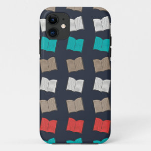 Capa Para iPhone 11 Padrão de livro