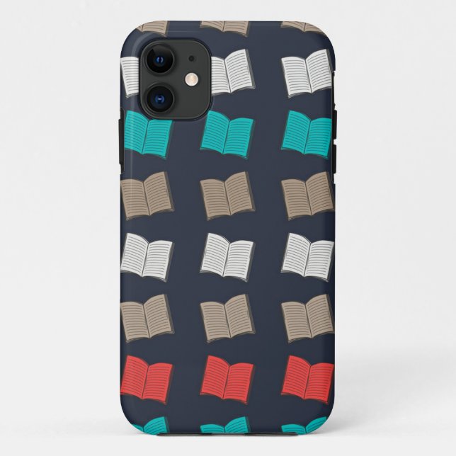 Capa Para iPhone 11 Padrão de livro (Verso)