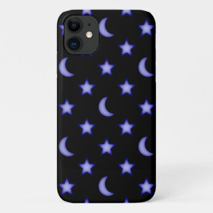 Capa Para iPhone 11 Padrão de luas e estrelas