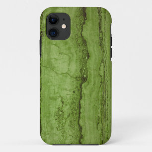 Capa Para iPhone 11 Padrão de mármore de pedra verde abstrato Granite