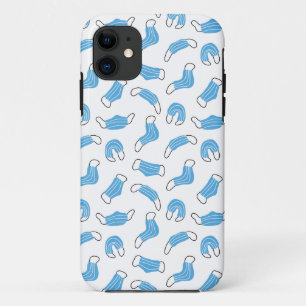 Capa Para iPhone 11 Padrão de máscara médica
