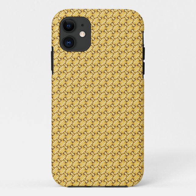 Capa Para iPhone 11 Padrão de massas (Verso)