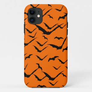 CAPA PARA iPhone 11 PADRÃO DE MORCEGOS HALLOWEEN CONTINUO 
