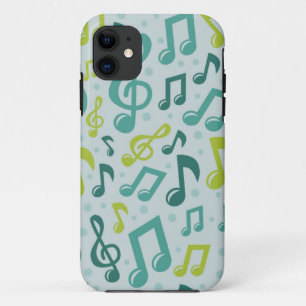 Capa Para iPhone 11 Padrão de música