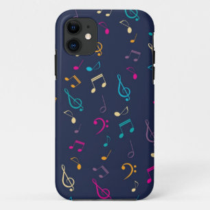 Capa Para iPhone 11 Padrão de música