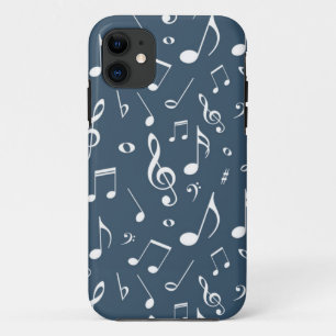 Capa Para iPhone 11 Padrão de música