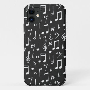 Capa Para iPhone 11 Padrão de música