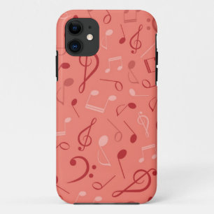 Capa Para iPhone 11 Padrão de música