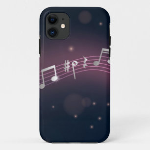 Capa Para iPhone 11 Padrão de música