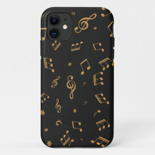 Capa Para iPhone 11 Padrão de música