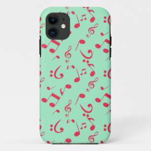 Capa Para iPhone 11 Padrão de música