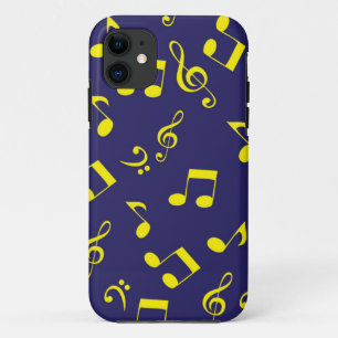 Capa Para iPhone 11 Padrão de música