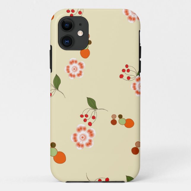 Capa Para iPhone 11 Padrão de Natureza do Na moda moderno (Verso)