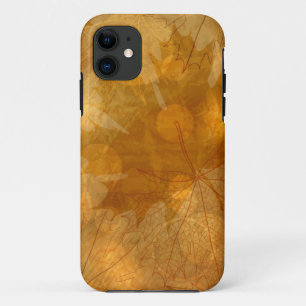 Capa Para iPhone 11 Padrão de outono