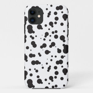 Capa Para iPhone 11 Padrão de pontos Dalmatine