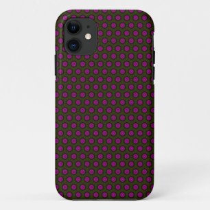 Capa Para iPhone 11 Padrão de Pontos Polka Maduros Cheri Estojo iPhone