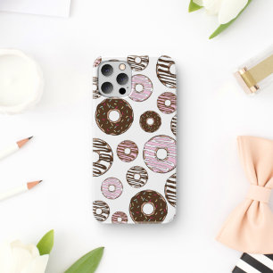 Capa Para iPhone 11 Padrão De Rosquinhas, Rosquinhas Rosa, Rosquinhas
