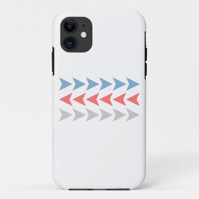 Capa Para iPhone 11 Padrão de Seta (Verso)