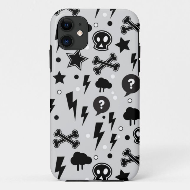 Capa Para iPhone 11 Padrão de tendências (Verso)