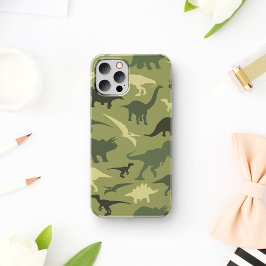 Capa Para iPhone 11 Padrão do Dinossauro, Silhueta do Dinossauro, Dino
