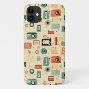 Capa Para iPhone 11 Padrão do livro de páginas do Vintage