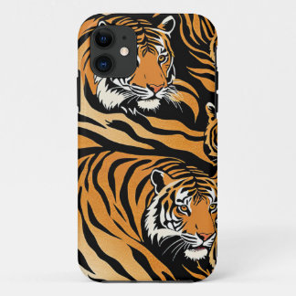 Capa Para iPhone 11 Padrão do Tiger