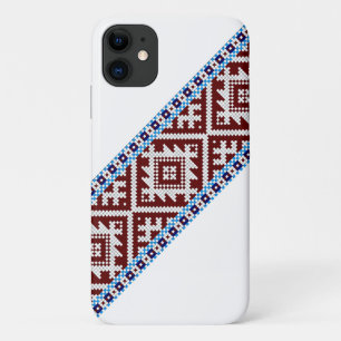 Capa Para iPhone 11 Padrão Estoniano De Cinto Tecido