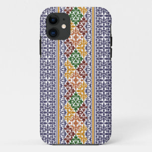 Capa Para iPhone 11 padrão étnico elegante