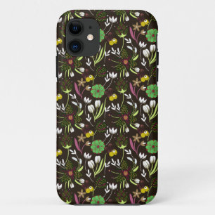 Capa Para iPhone 11 Padrão Floral