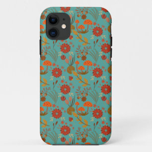 Capa Para iPhone 11 Padrão Floral Único