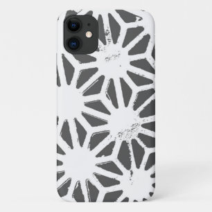 Capa Para iPhone 11 Padrão geométrico das cinzas de carvão
