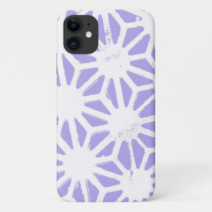 Capa Para iPhone 11 Padrão geométrico de Lavanda