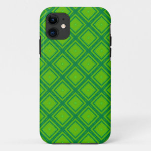 Capa Para iPhone 11 Padrão geométrico geométrico verde 3