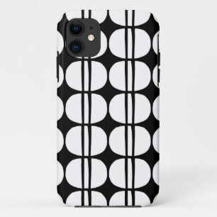 Capa Para iPhone 11 Padrão Geométrico Moderno do meio século