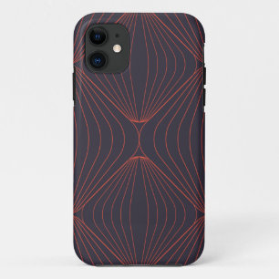 Capa Para iPhone 11 Padrão gráfico simples e elegante inspirado no N