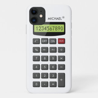 Capa Para iPhone 11 Padrão Legal do Calculador de Diversão com Texto P