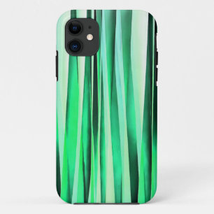 Capa Para iPhone 11 Padrão Listrado Serenidade Turquesa